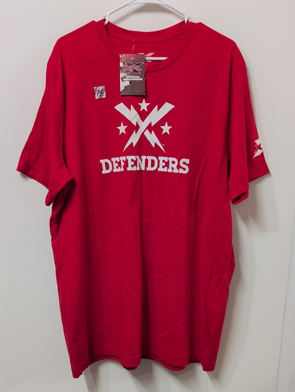 Official XFL DC Defenders Graphic T-Shirt Size 2XL